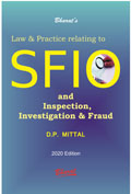  Buy Law & Practice relating to SFIO and Inspection, Investigation & Fraud